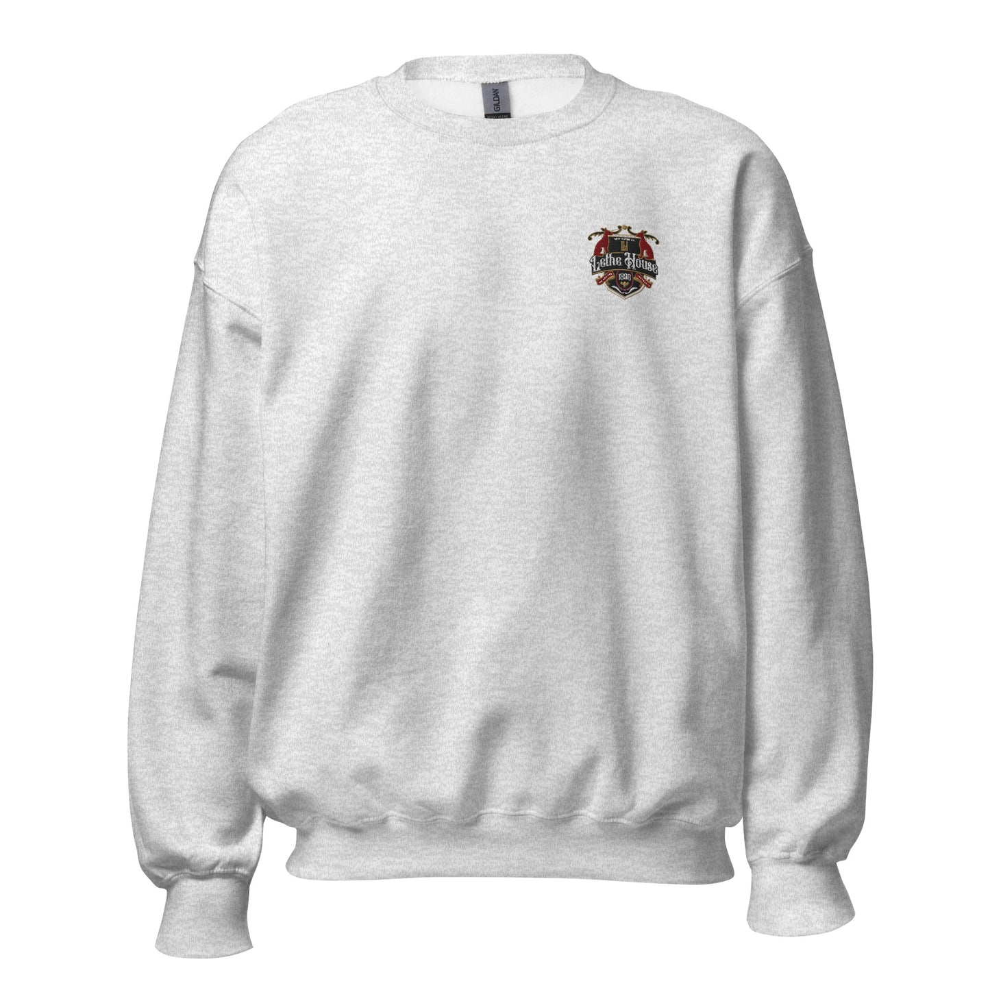 Lethe House Embroidered Sweatshirt - The Bean Workshop - Alex Stern, Book Lover Gift, Collegiate Sweatshirt, Dark Academia Aesthetic, Dark academia apparel for readers, Embroidered Crest, Leigh Bardugo embroidered merch, Leigh Bardugo literary merch, Lethe House crest sweater, Ninth House embroidered sweatshirt, Premium Fan Merch, Subtle bookish clothing, We are the Shepherds, Yale secret society