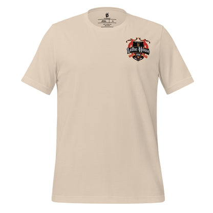 Lethe House T-Shirt - The Bean Workshop - Alex Stern, Book Lover Gift, Bookish Apparel, Collegiate Tee, Dark academia book merch, Fantasy Reader, Leigh Bardugo fan gift, Leigh Bardugo literary merch, Lethe House shirt for readers, New Haven CT, Ninth House T-shirt, Vintage Crest Design, We are the Shepherds, Yale Secret Society