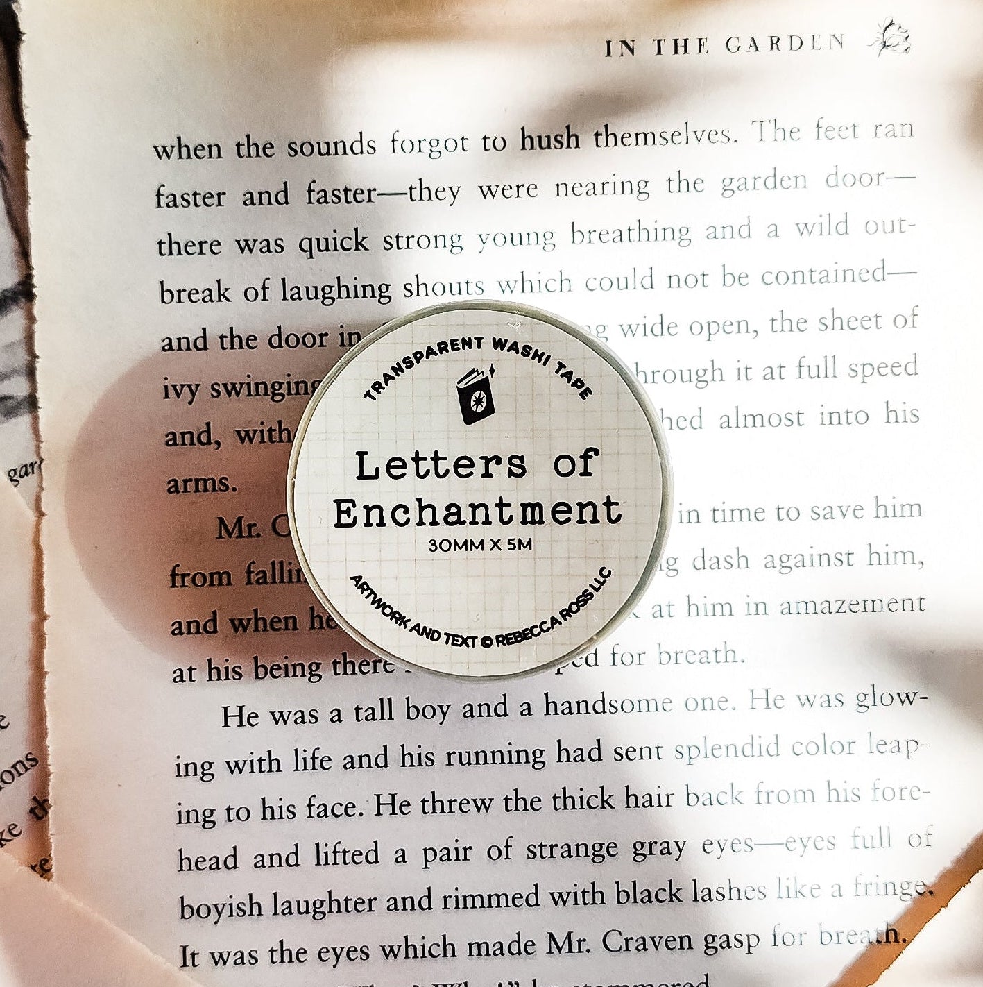 Letters of Enchantment Washi Tape