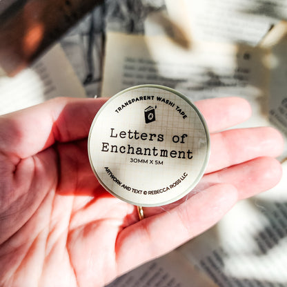 Letters of Enchantment Washi Tape
