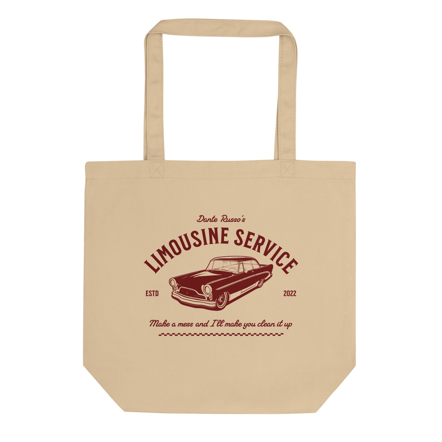 Limousine Service by Dante Russo Organic Cotton Twill Tote Bag - The Bean Workshop - Ana Huang, Bookish Tote, Dante Russo, King of Wrath, Kings of Sin, Limousine Service, tote, tote bag