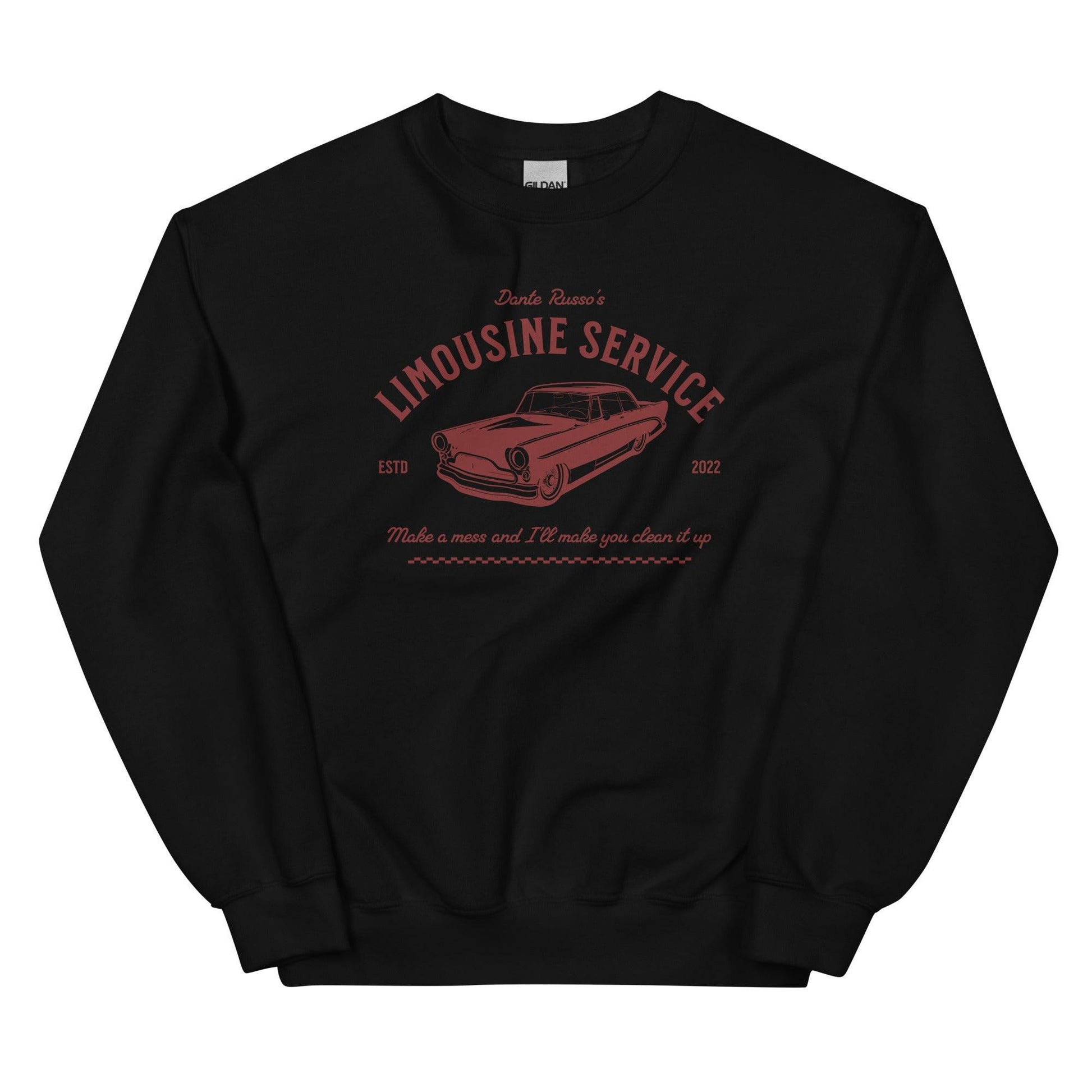 Limousine Service by Dante Russo Sweatshirt - The Bean Workshop - ana huang, dante russo, king of wrath, kings of sin, sweatshirt