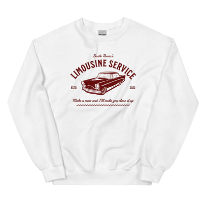Limousine Service by Dante Russo Sweatshirt - The Bean Workshop - ana huang, dante russo, king of wrath, kings of sin, sweatshirt