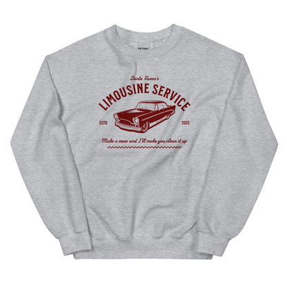 Limousine Service by Dante Russo Sweatshirt - The Bean Workshop - ana huang, dante russo, king of wrath, kings of sin, sweatshirt