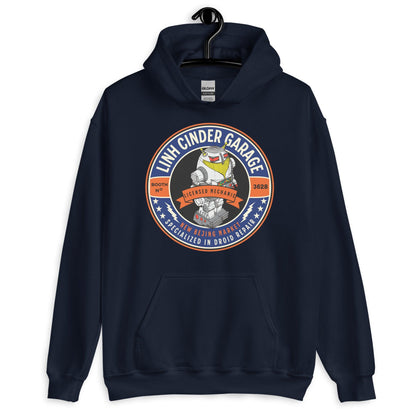 Linh Cinder Garage Hoodie - The Bean Workshop - hoodie, Linh Cinder, Marissa Meyer, The Lunar Chronicles
