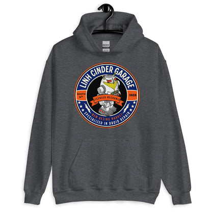 Linh Cinder Garage Hoodie - The Bean Workshop - hoodie, Linh Cinder, Marissa Meyer, The Lunar Chronicles
