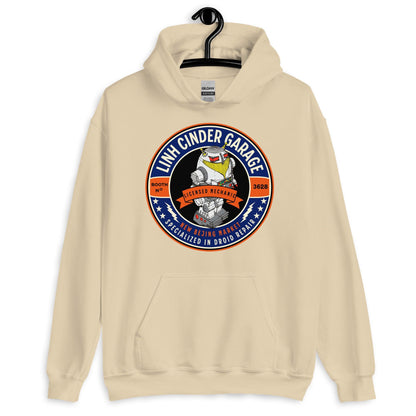 Linh Cinder Garage Hoodie - The Bean Workshop - hoodie, Linh Cinder, Marissa Meyer, The Lunar Chronicles