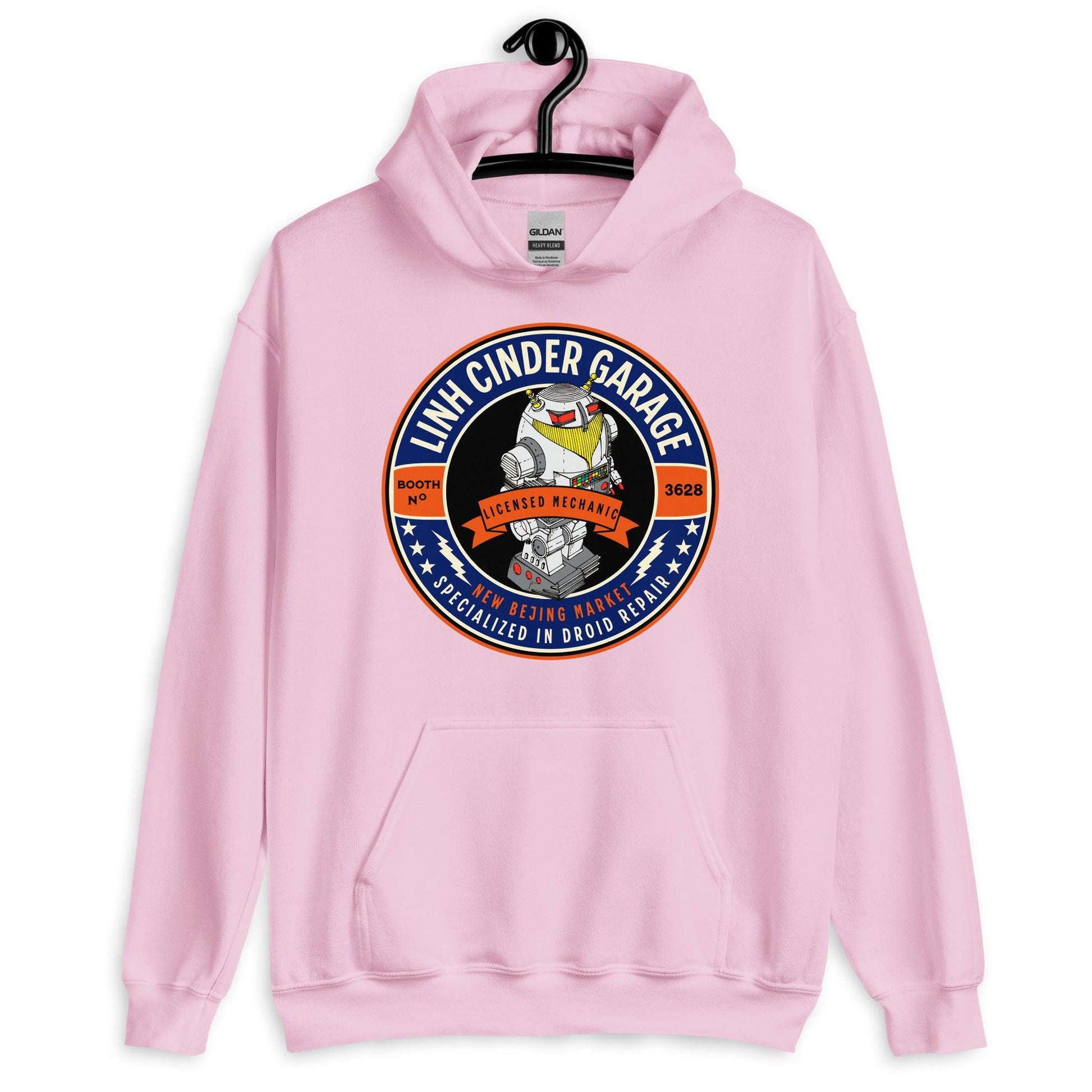 Linh Cinder Garage Hoodie - The Bean Workshop - hoodie, Linh Cinder, Marissa Meyer, The Lunar Chronicles