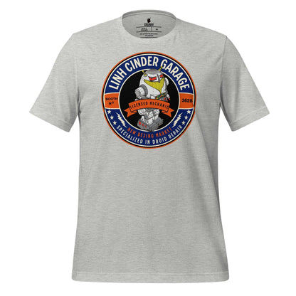 Linh Cinder Garage T-Shirt - The Bean Workshop - marissa meyer, t-shirt, tlc