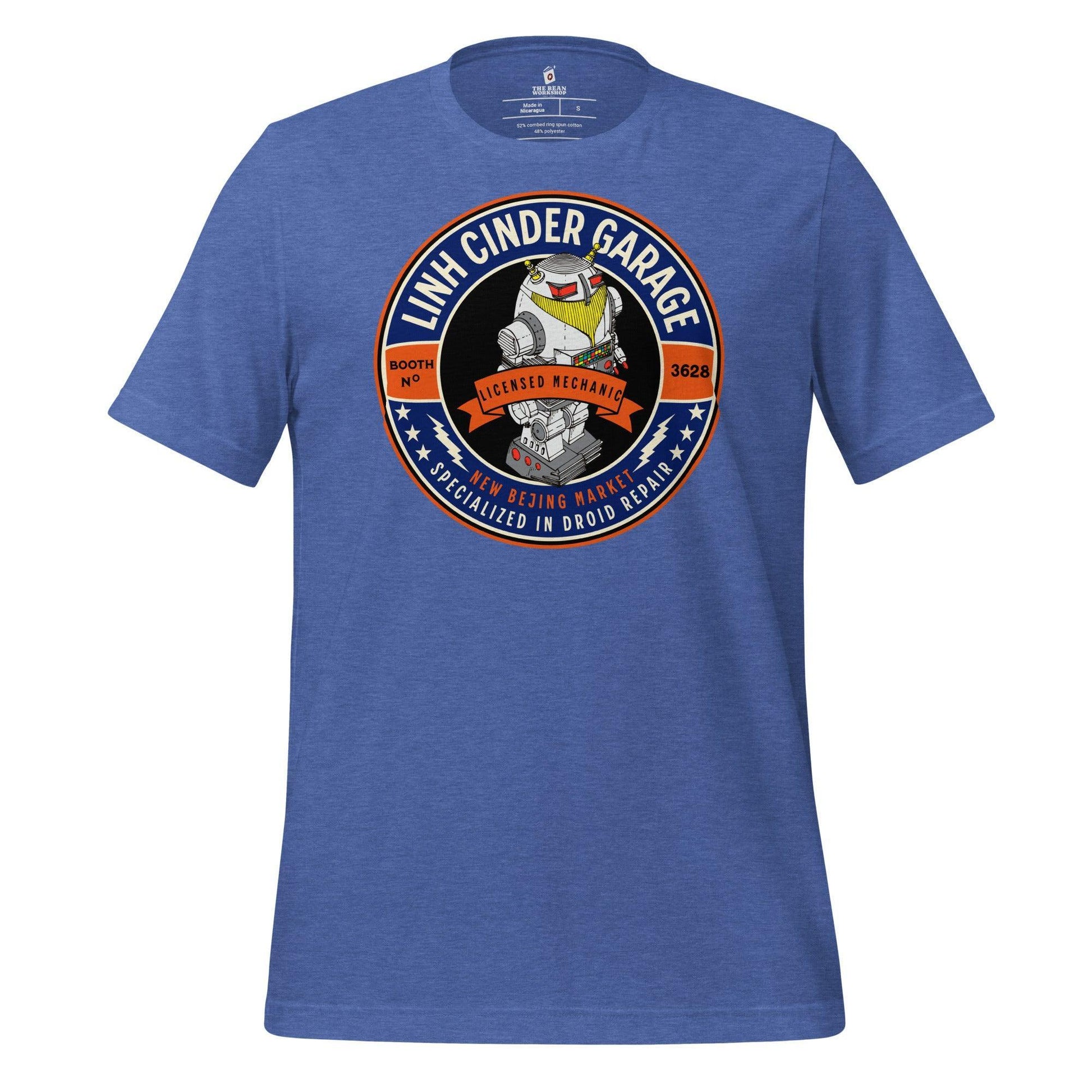 Linh Cinder Garage T-Shirt - The Bean Workshop - marissa meyer, t-shirt, tlc