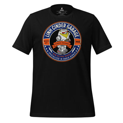 Linh Cinder Garage T-Shirt - The Bean Workshop - marissa meyer, t-shirt, tlc