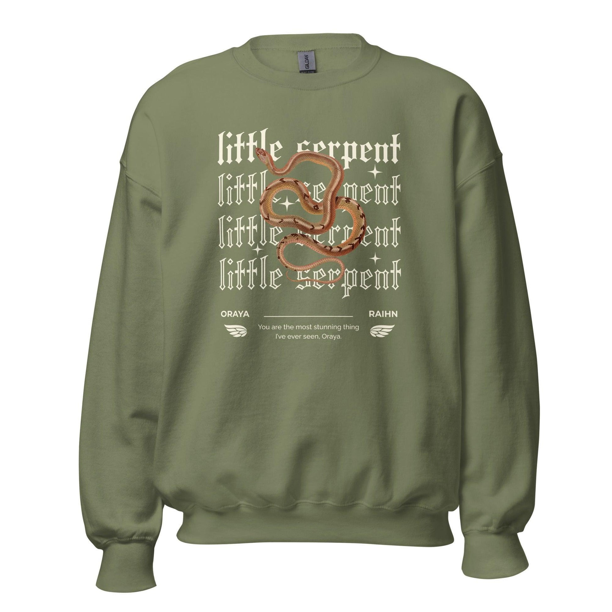 Little Serpent Sweatshirt - The Bean Workshop - carissa broadbent, sweatshirt, the serpent and the wings of night