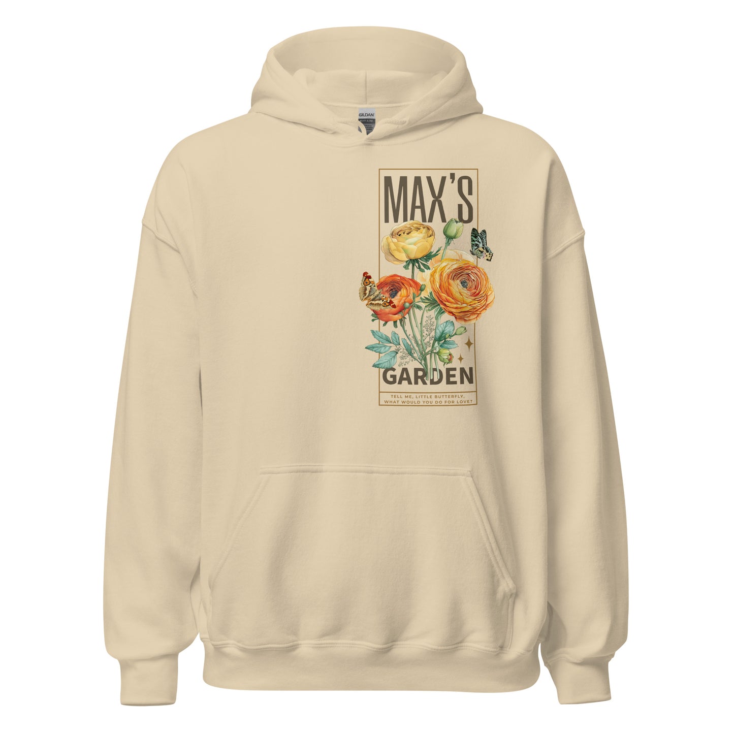 Max's Garden Hoodie - The Bean Workshop - Bookish Fashion, Carissa Broadbent, Daughter of No Worlds, Fandom Merch, hoodie, Max's Garden