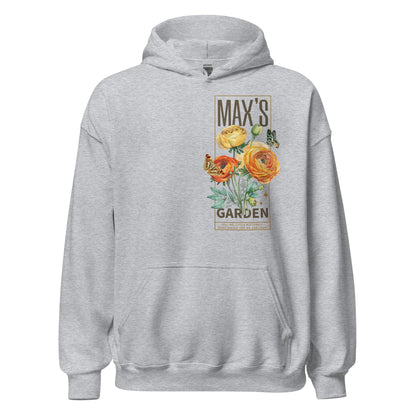 Max's Garden Hoodie - The Bean Workshop - Bookish Fashion, Carissa Broadbent, Daughter of No Worlds, Fandom Merch, hoodie, Max's Garden