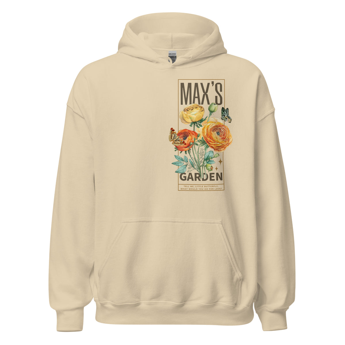 Max's Garden Hoodie - The Bean Workshop - Bookish Fashion, Carissa Broadbent, Daughter of No Worlds, Fandom Merch, hoodie, Max's Garden