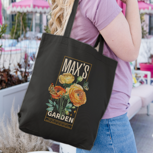 Max's Garden Organic Cotton Twill Tote Bag - The Bean Workshop - bag, carissa broadbent, daughter of no worlds, tote