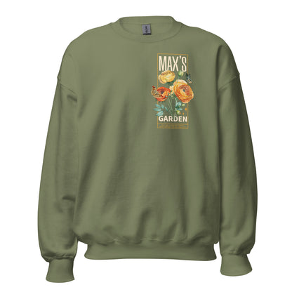 Max's Garden Sweatshirt - The Bean Workshop - carissa broadbent, Crew neck, daughter of no worlds, DTG, Men's Clothing, Regular fit, sweatshirt, Sweatshirts, Unisex, Women's Clothing