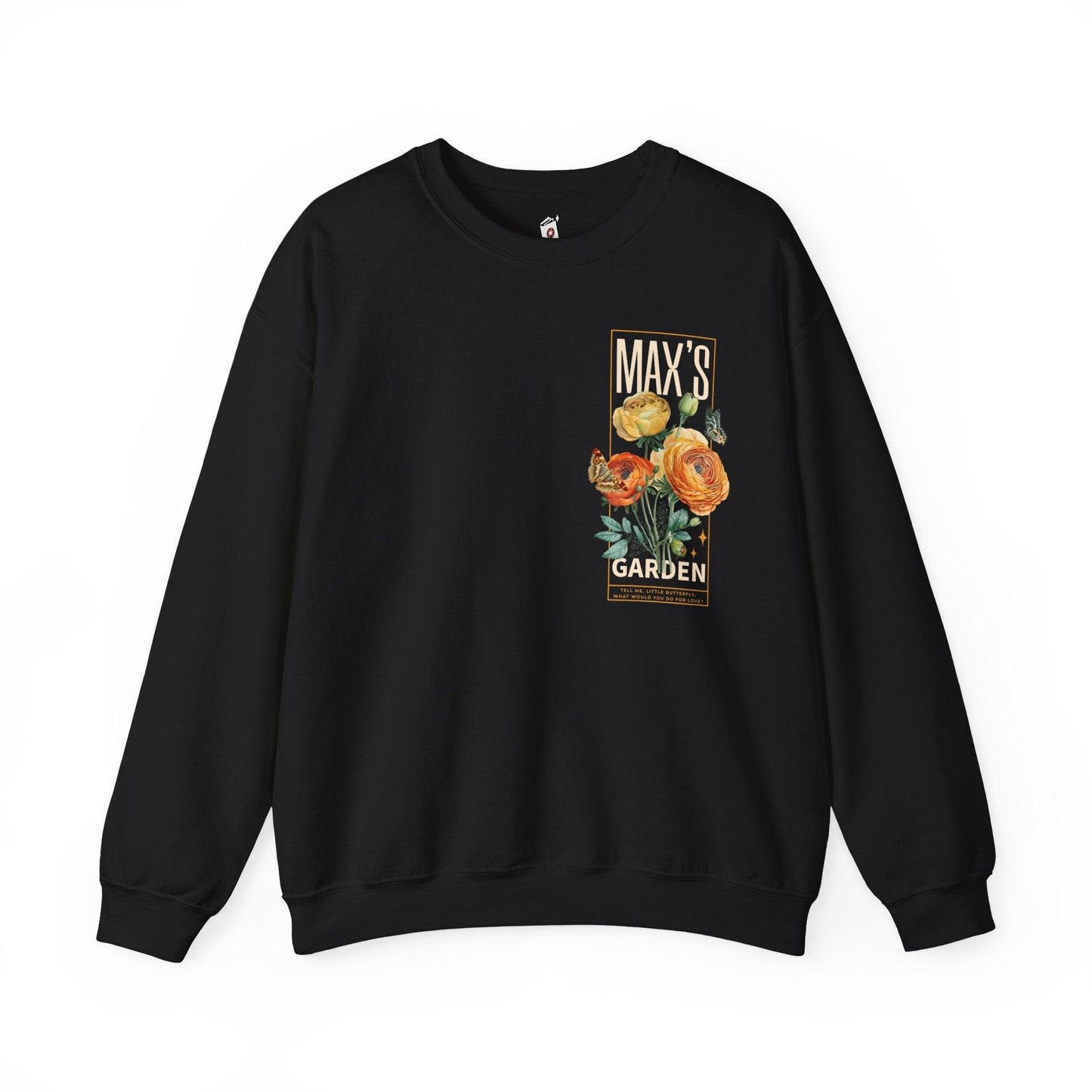 Max's Garden Sweatshirt - The Bean Workshop - carissa broadbent, Crew neck, daughter of no worlds, DTG, Men's Clothing, Regular fit, sweatshirt, Sweatshirts, Unisex, Women's Clothing