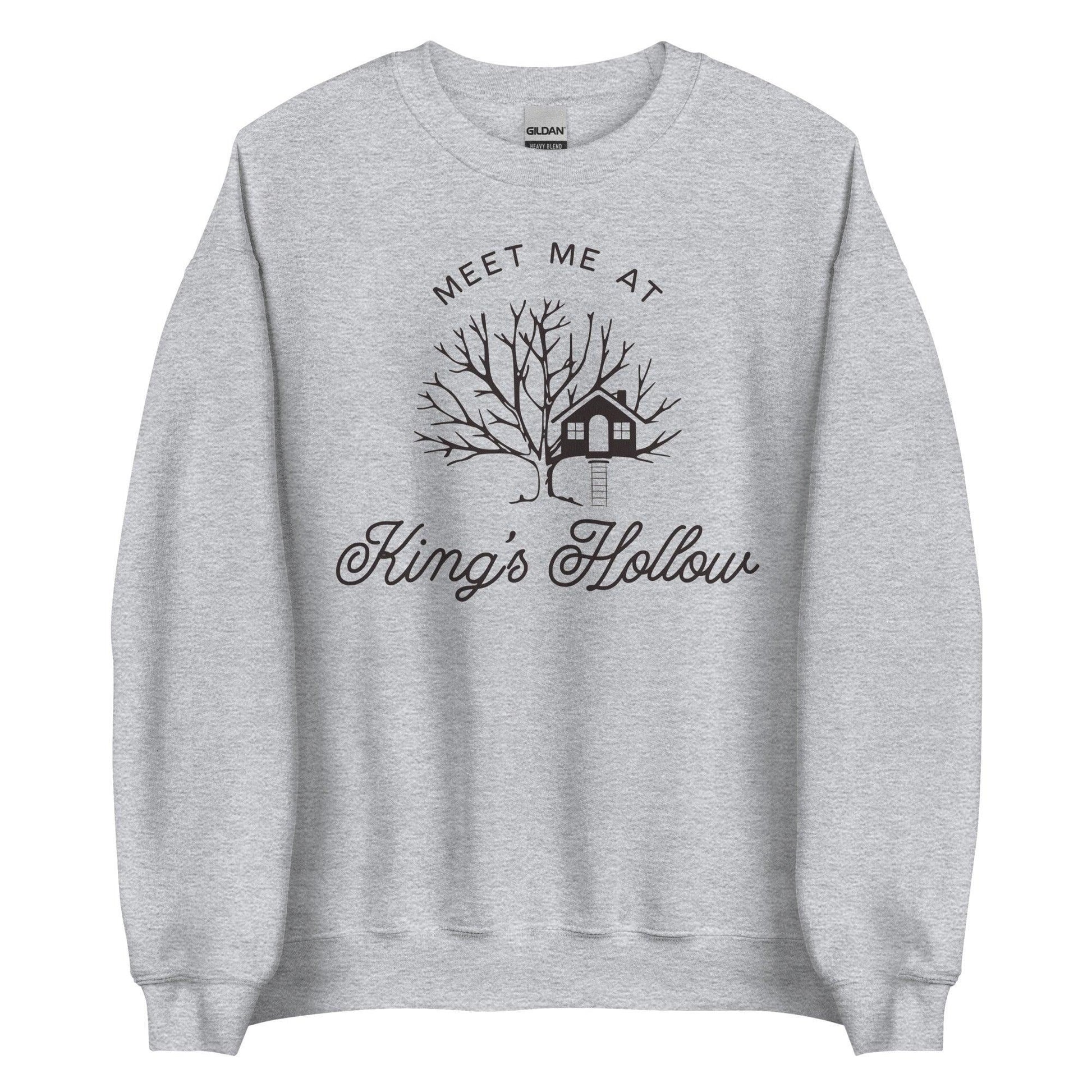 Meet Me At King's Hollow Sweatshirt - The Bean Workshop - sweatshirt, twin sisters, zodiac academy