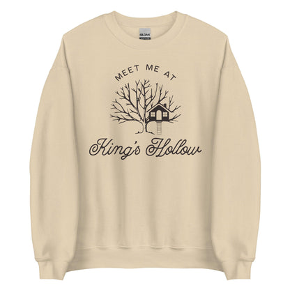 Meet Me At King's Hollow Sweatshirt - The Bean Workshop - sweatshirt, twin sisters, zodiac academy