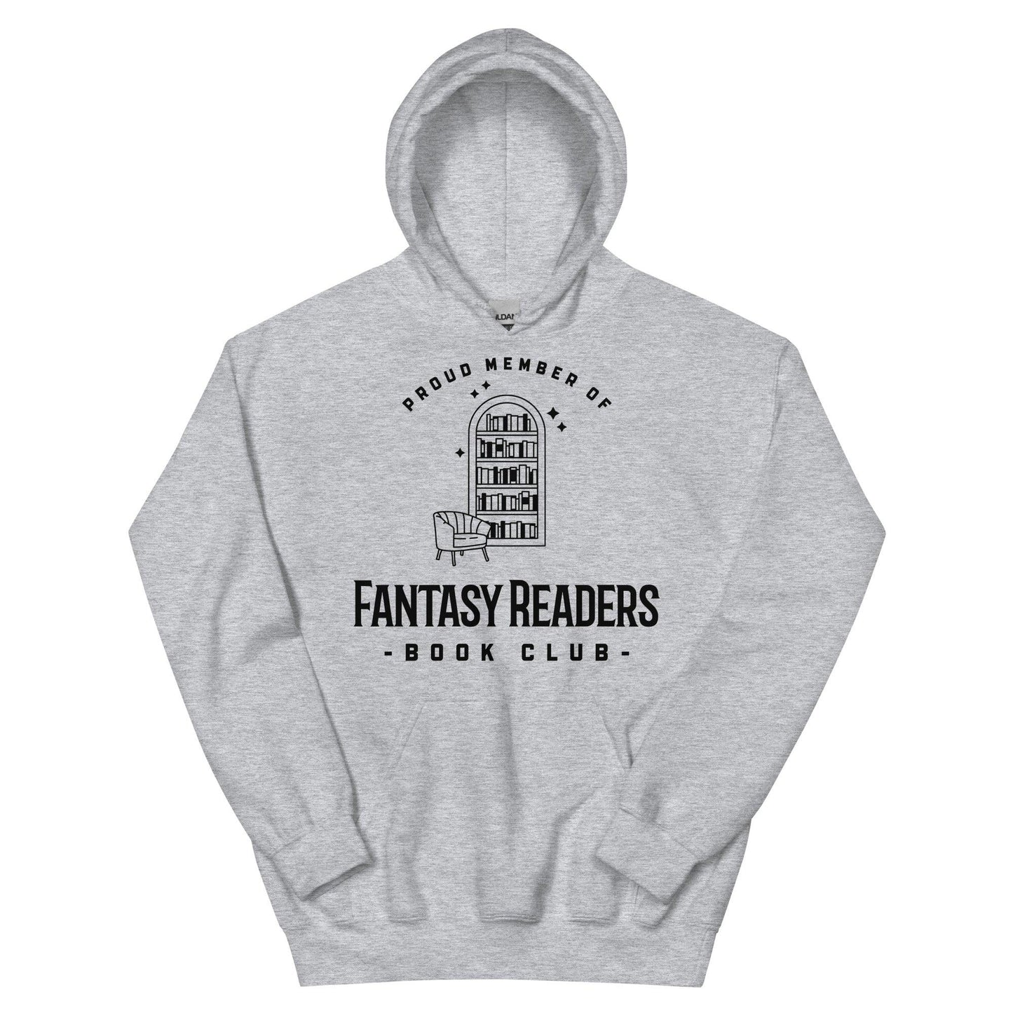 Member of Fantasy Readers Book Club Hoodie - The Bean Workshop - bookish, fantasy readers book club, hoodie, read everyday