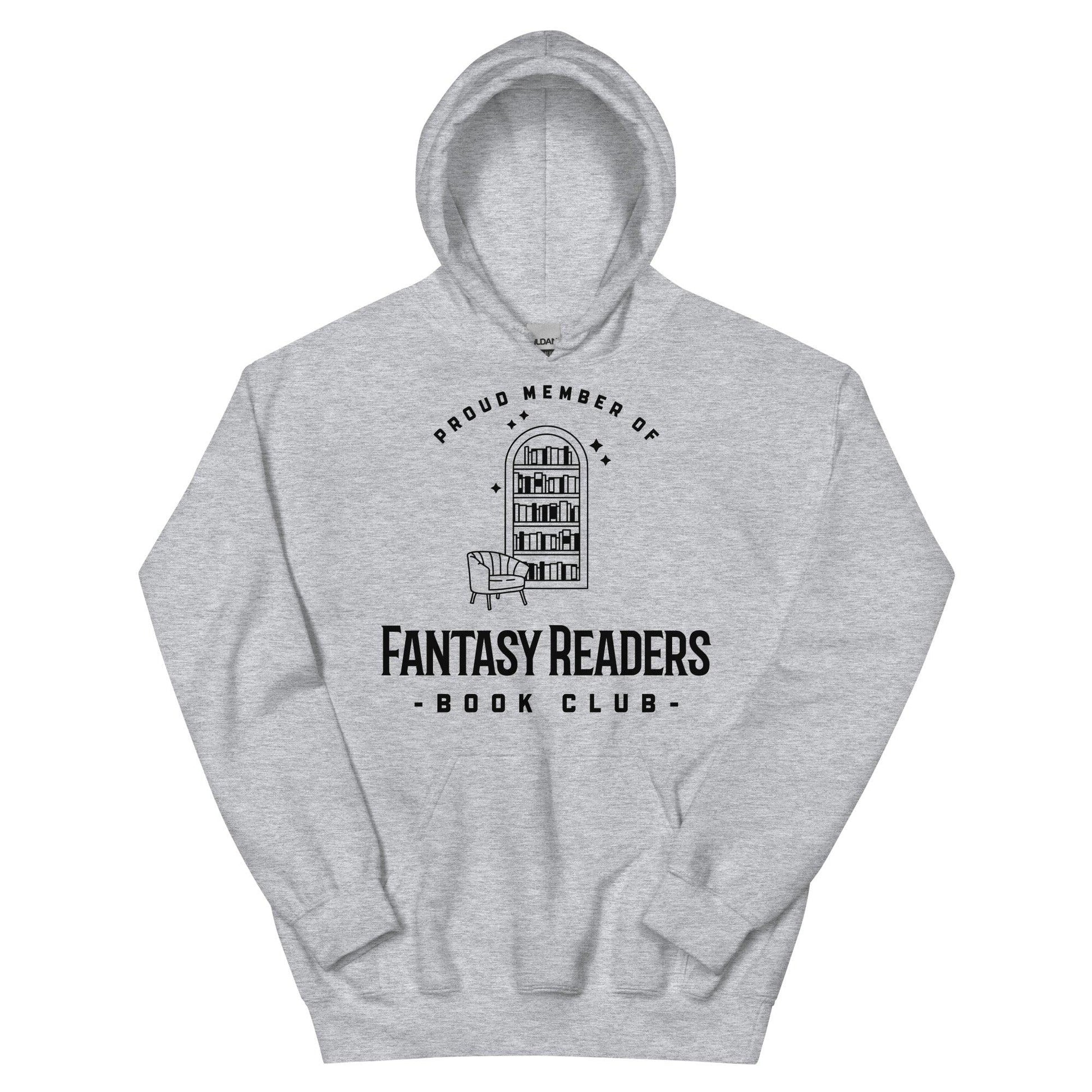 Member of Fantasy Readers Book Club Hoodie - The Bean Workshop - bookish, fantasy readers book club, hoodie, read everyday