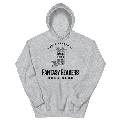 Member of Fantasy Readers Book Club Hoodie - The Bean Workshop - bookish, fantasy readers book club, hoodie, read everyday