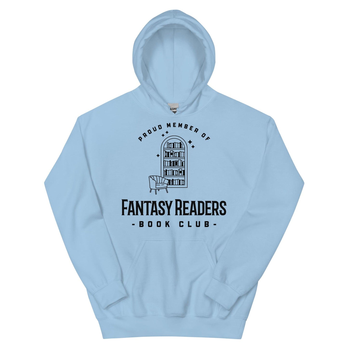 Member of Fantasy Readers Book Club Hoodie - The Bean Workshop - bookish, fantasy readers book club, hoodie, read everyday