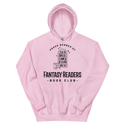 Member of Fantasy Readers Book Club Hoodie - The Bean Workshop - bookish, fantasy readers book club, hoodie, read everyday