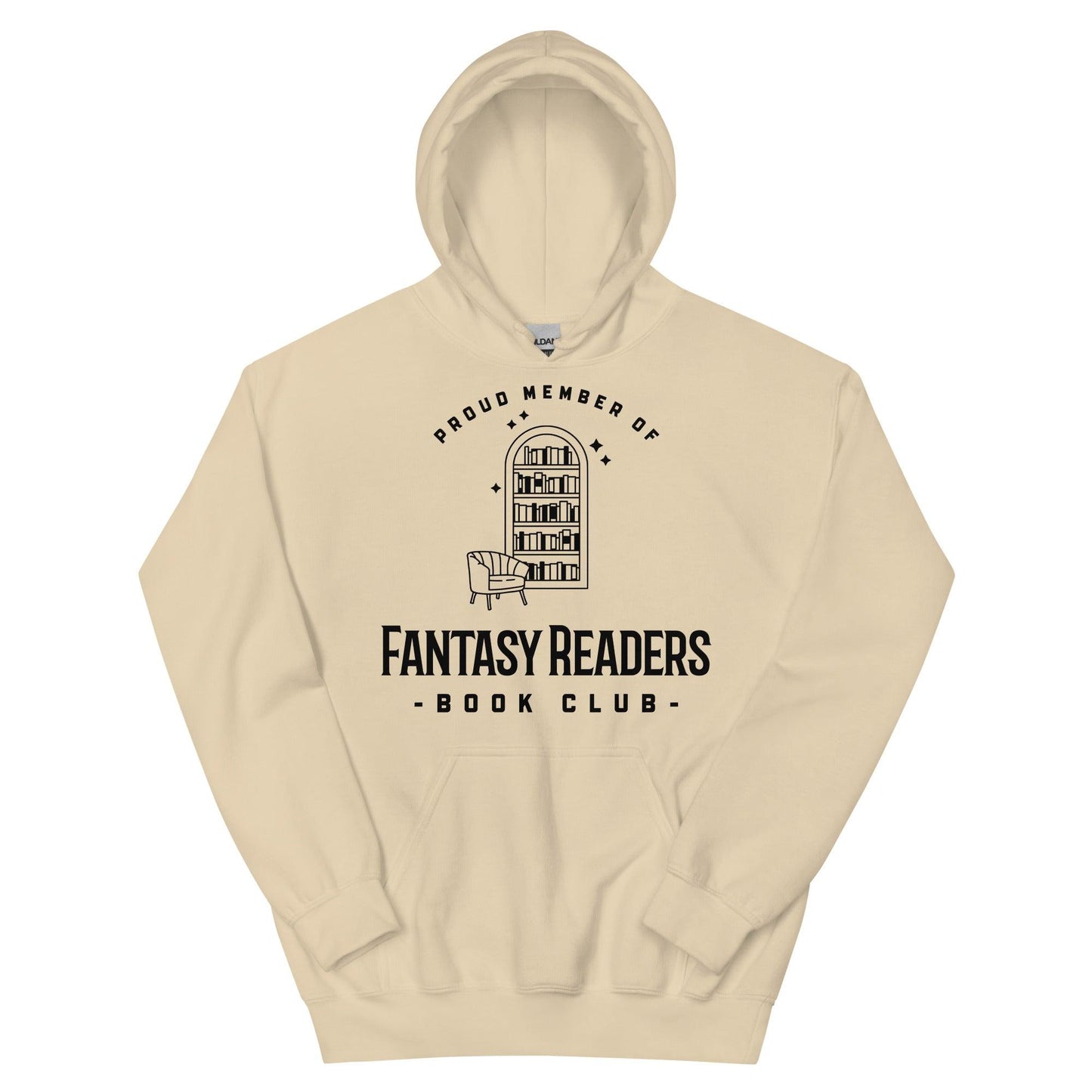 Member of Fantasy Readers Book Club Hoodie - The Bean Workshop - bookish, fantasy readers book club, hoodie, read everyday