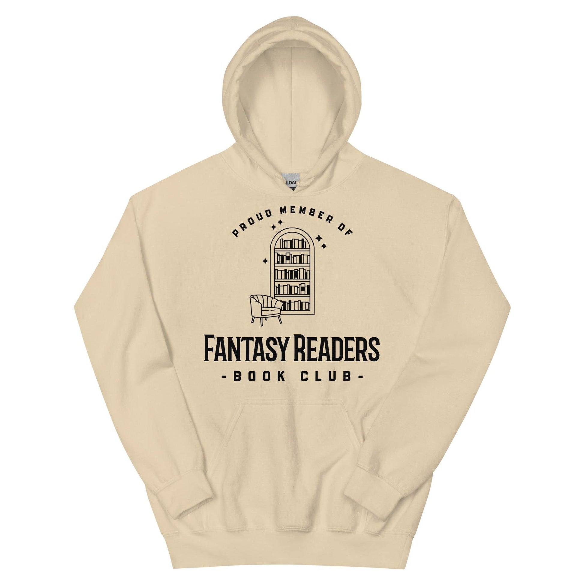 Member of Fantasy Readers Book Club Hoodie - The Bean Workshop - bookish, fantasy readers book club, hoodie, read everyday