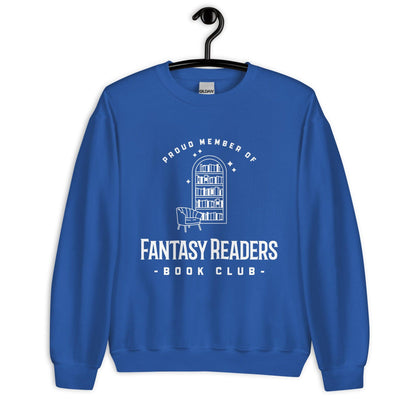Member of Fantasy Readers Book Club Sweatshirt - The Bean Workshop - bookish, fantasy readers book club, read everyday, sweater, sweatshirt