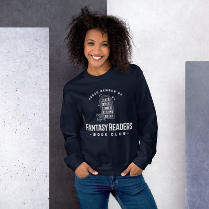 Member of Fantasy Readers Book Club Sweatshirt - The Bean Workshop - bookish, fantasy readers book club, read everyday, sweater, sweatshirt