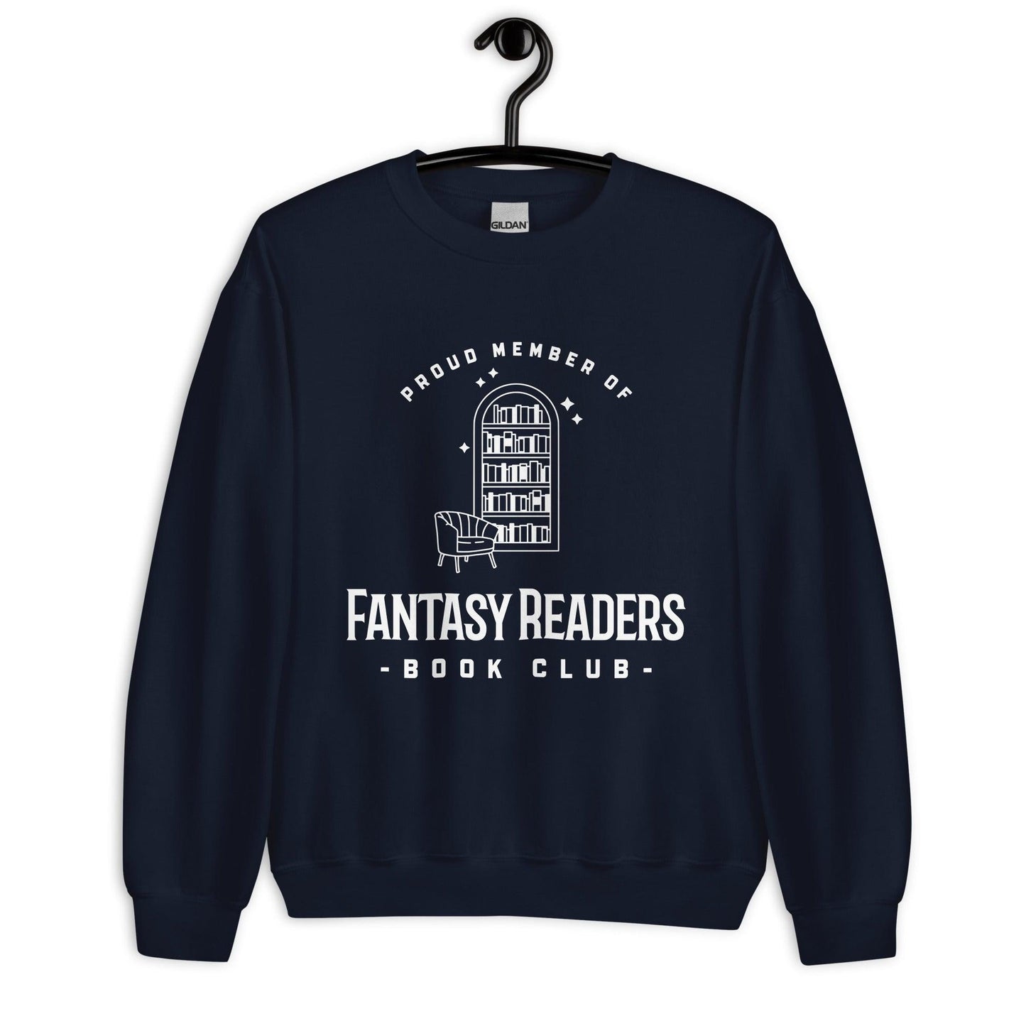 Member of Fantasy Readers Book Club Sweatshirt - The Bean Workshop - bookish, fantasy readers book club, read everyday, sweater, sweatshirt