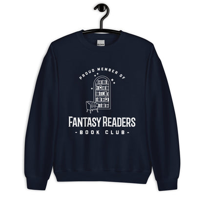 Member of Fantasy Readers Book Club Sweatshirt - The Bean Workshop - bookish, fantasy readers book club, read everyday, sweater, sweatshirt