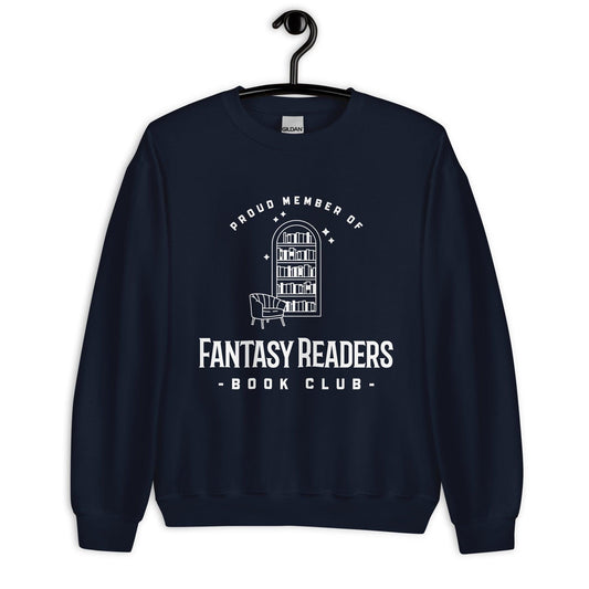 Member of Fantasy Readers Book Club Sweatshirt - The Bean Workshop - bookish, fantasy readers book club, read everyday, sweater, sweatshirt