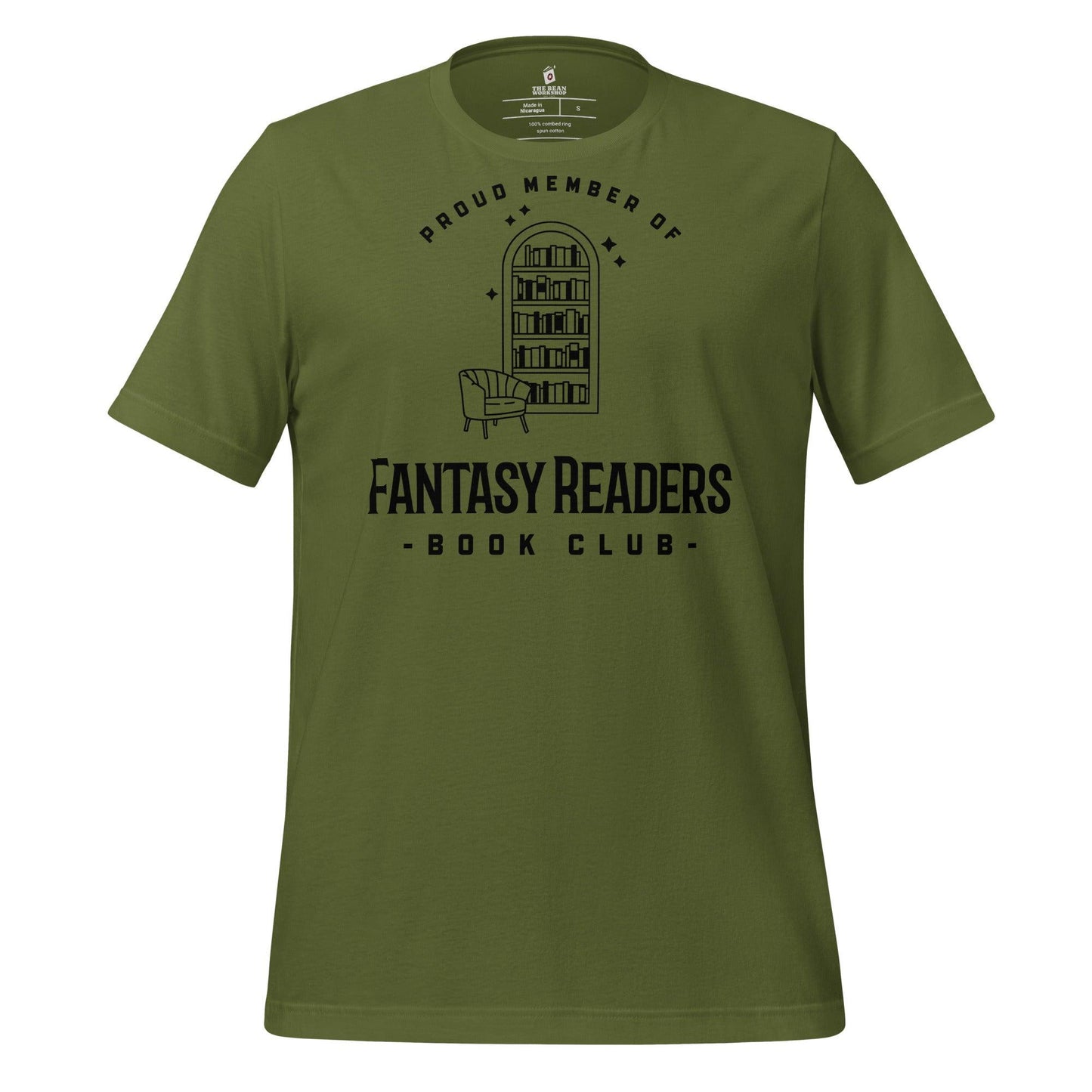 Member of Fantasy Readers Book Club T-Shirt - The Bean Workshop - book lover, bookish, minimalistic, t-shirt