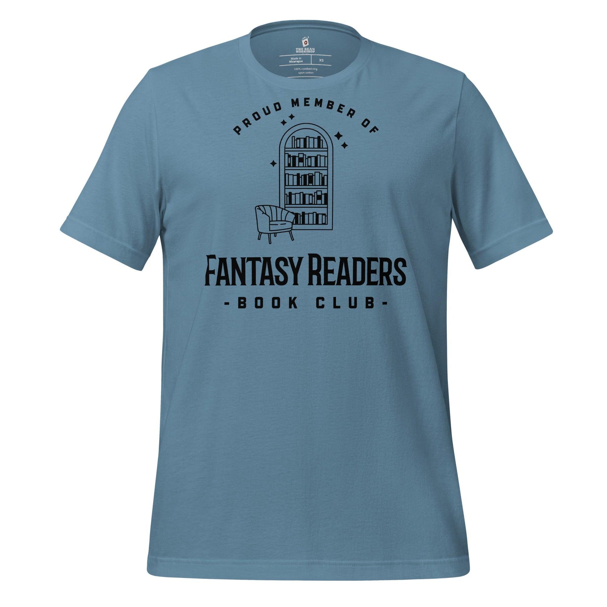 Member of Fantasy Readers Book Club T-Shirt - The Bean Workshop - book lover, bookish, minimalistic, t-shirt