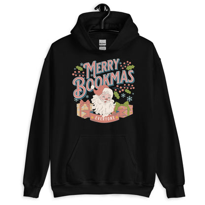 Merry Bookmas Christmas Hoodie - The Bean Workshop - bookish, chistmas, hoodie