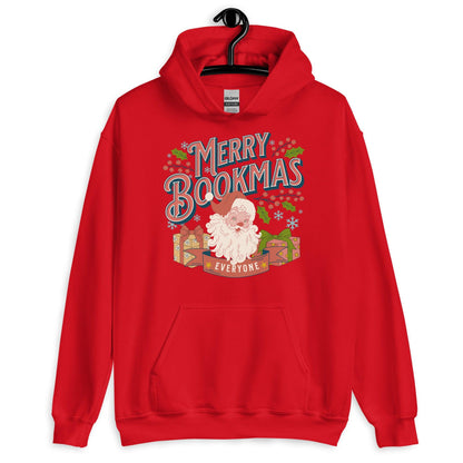 Merry Bookmas Christmas Hoodie - The Bean Workshop - bookish, chistmas, hoodie