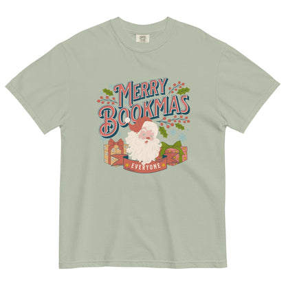 Merry Bookmas Christmas T-shirt - The Bean Workshop - bookish, chistmas, t-shirt, tee