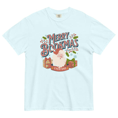 Merry Bookmas Christmas T-shirt - The Bean Workshop - bookish, chistmas, t-shirt, tee
