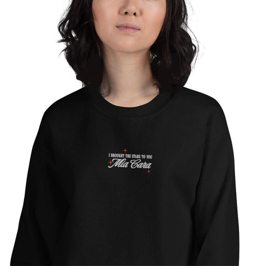 Mia Cara King of Wrath Embroidered Sweatshirt - The Bean Workshop - ana huang, dante russo, embroidered, king of wrath, kings of sin, sweatshirt, vivian lau