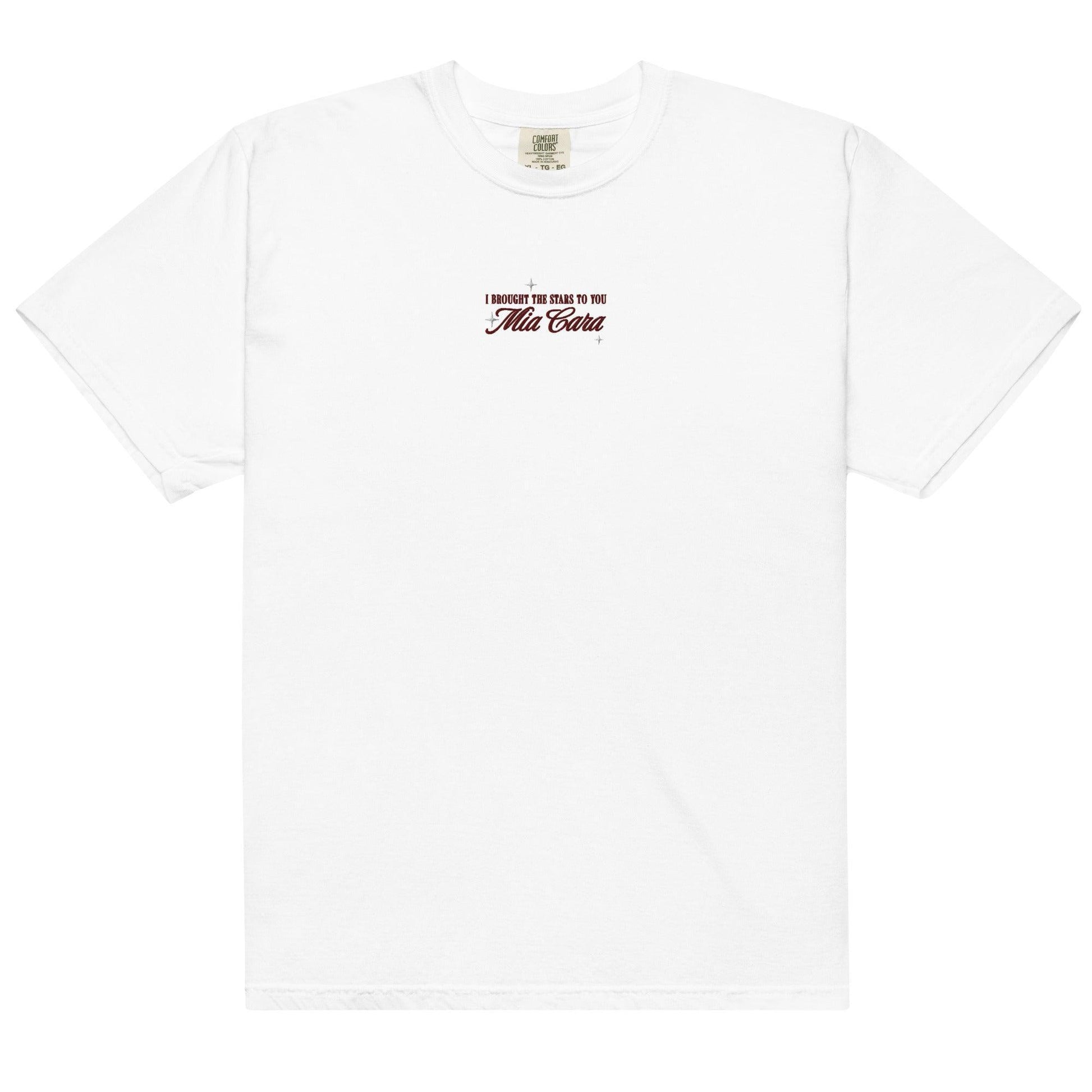 Mia Cara King of Wrath Embroidered Tee Shirt - The Bean Workshop - ana huang, box tee, dante russo, embroidered, kings of sin, Vivian lau