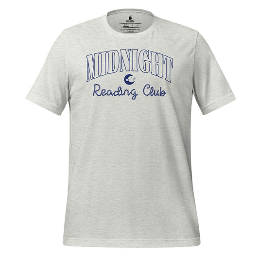 Midnight Reading Club T-Shirt - The Bean Workshop - book lover, bookish, minimalistic, read everyday, t-shirt