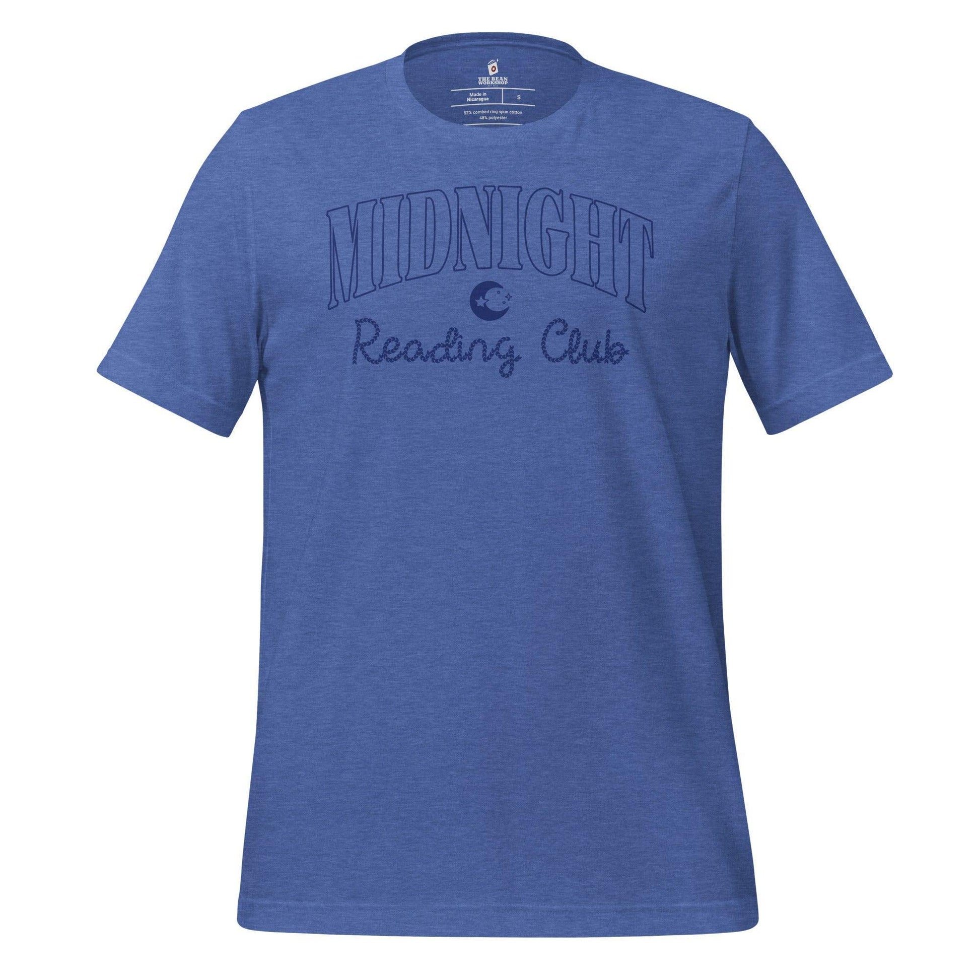 Midnight Reading Club T-Shirt - The Bean Workshop - book lover, bookish, minimalistic, read everyday, t-shirt