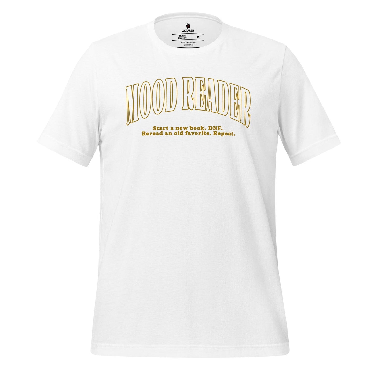 Mood Reader T-Shirt - The Bean Workshop - book lover, bookish, minimalistic, read everyday, t-shirt