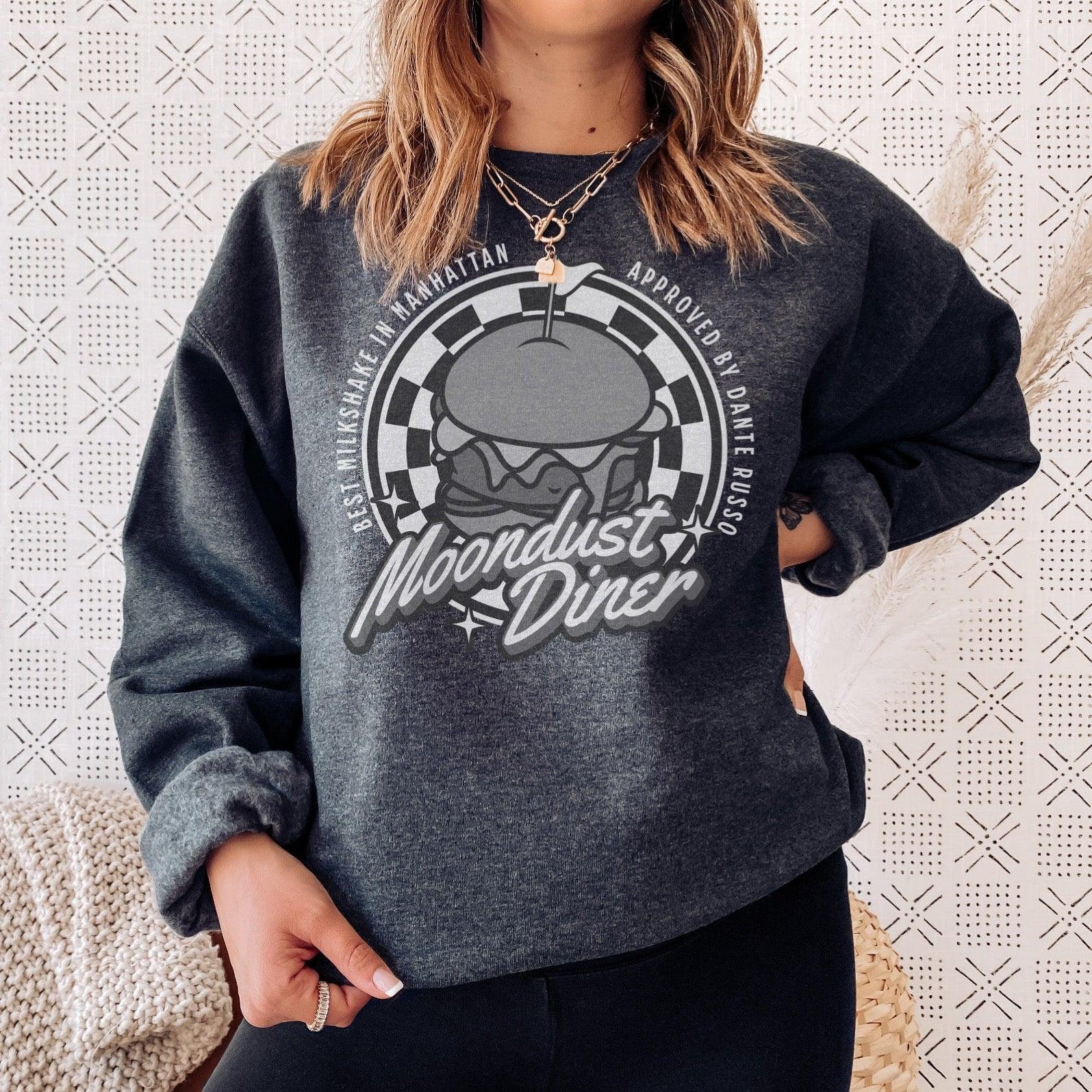 Moondust Diner Sweatshirt - The Bean Workshop - Ana Huang, Dante Russo, Kings of Sin, Moondust Diner, sweater, sweatshirt