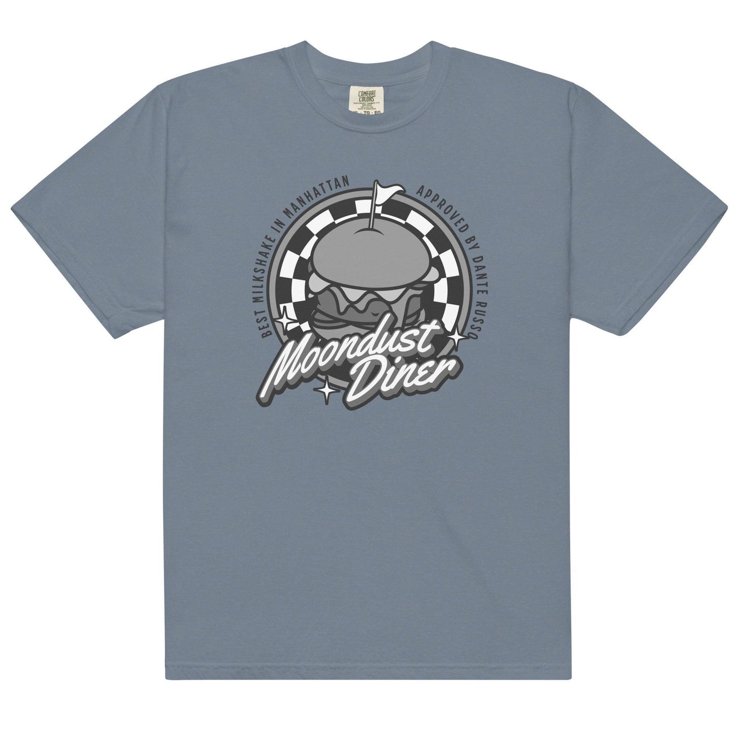 Moondust Diner Tee Shirt - The Bean Workshop - ana huang, box tee, dante russo, kings of sin, retro