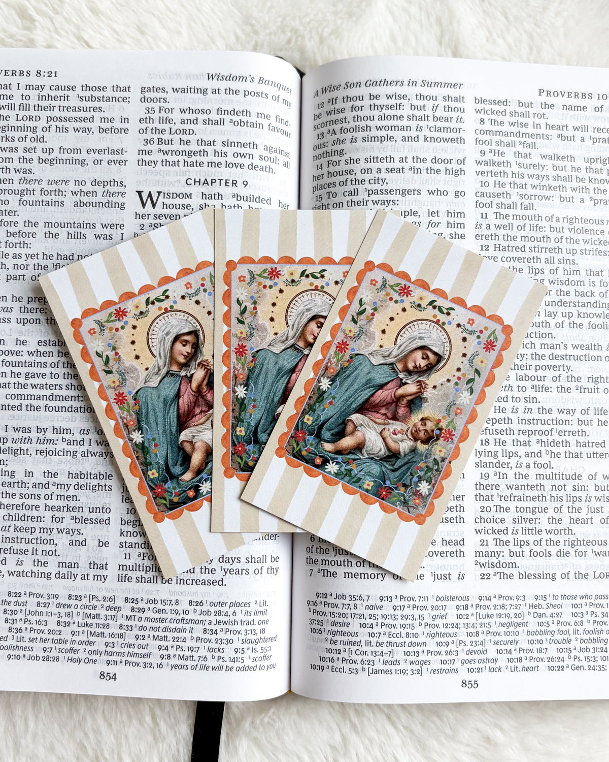 Morning Offering Prayer Card & Bookmark - The Bean Workshop - All Souls Day, archangel, Baptism, Catholic, Catholic kids, children, children's prayer, Confirmation, Confirmation gift, daily prayer, discernment, faith gift, First Communion, guardian angel, Hail Holy Queen, Hail Mary, Holy Family, Holy Spirit, Immaculate Heart, Marian gift, Memorare, Morning Offering, Our Father, Pentecost, prayer card, Sacred Heart, souls in Purgatory, St. Gertrude, St. Joseph, St. Michael, vocation